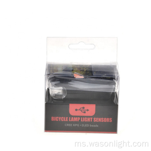 Borong OEM Label Peribadi Ultra Bright Riding Bicycle Lights Malam Basikal Berbasikal Lampu Lightings